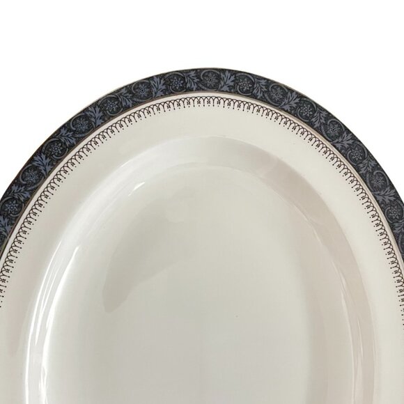 Elegant Royal Doulton Sherbrooke Collection 13.5" Oval Serving Platter - Picture 3 of 5